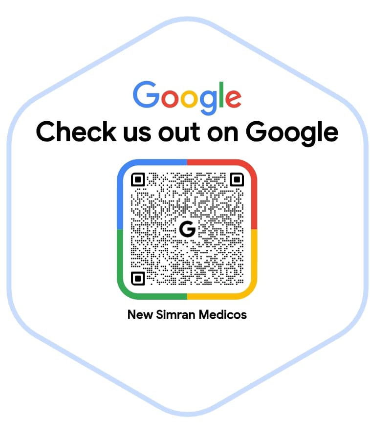 Scan to check New Simran Medicos reviews and rate us on Google